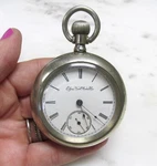Antique 1894 Elgin Open Face Silveroid Pocket Watch; 59MM 15JEWELS 12-G880. Fixed Price $129.99.