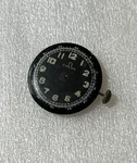 Omega Watch Vintage Black Round Dial With Movement 9671658 17 Jewels Swiss Made. Fixed Price $168.00.