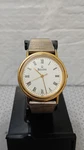 Bulova Cronatron A4 Vintage Men's Watch Gold Tone Quartz 33 Mm. Fixed Price $40.00.