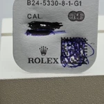 Rolex Tube 24- 5330- 18K Yellow Gold, New Stock. Fixed Price $125.00.