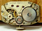 Vintage Benrus 15 Jewel 4 Adjustment Wrist Watch Movement W/ Dial Hands & Crown. Fixed Price $39.00.