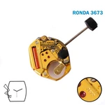 Ronda 3673 Harely, Swiss Quartz Movement Hands ,gold Color, 5 Jewels.. Fixed Price $30.00.
