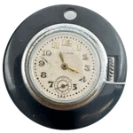 Vintage Evkob Ladies Mechanical Pendant Watch Swiss Chrome Plated & Plastic. Fixed Price $33.90.
