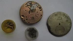 Omega Cal. 265 Mens Wristwatch Movement & Dial Balance Broken. Fixed Price $115.00.