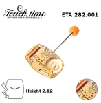 Eta 282.001 -swiss Made Movement-without Disk -2 Hands-with STEM-H:2.12MM.. Fixed Price $71.00.