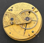 Antique Edward Mountford Worcester Fusee Pocket Watch Movement Good Balance 42MM. Fixed Price $49.95.