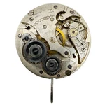 Antique 38.5MM Elegant 7 Jewels Mechanical Open Face Pocket Watch Movement Swiss. Fixed Price $33.90.