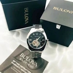Bulova Surveyor 96A270 Automatic Men's Watch With Open Heart Black Dial 42MM. Fixed Price $195.60.