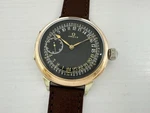 Omega 24-HOUR Day And Night Compass Antique Swiss Amazing Art Deco Silver Watch. Fixed Price $1199.99.