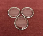 3 Accutron 218 Clear Exhibition Case Back W/ Rings. Fixed Price $110.00.