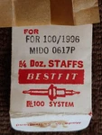 Mido 0617P Balance Arbor. New Old Stock. No Corrosion. Fixed Price $9.00.
