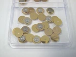 Eta 2892-2, 2824-2, L629.1, 1140; Four Date Indicator Driving Wheels, #2556. Fixed Price $32.00.