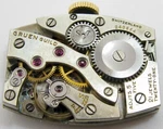 Gruen Precision 325 Watch Movement 21 Jewels Adj. For Parts .... Fixed Price $250.00.