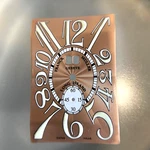 Original Franck Muller Long Island Salmon Dial With Hands. Fixed Price $638.00.