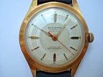 Rosieres Men's Automatic Watch Rose Gold 17JEWELS Tone Dial Red 2ND Hand Runs. Fixed Price $200.00.