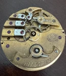 Vintage 45MM Billodes Zenith Pocket Watch Movement Running Great Fancy Dial. Fixed Price $140.00.