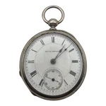 Seth Thomas 52MM Solid Argent Silver Pocket Watch Movement 54404 Runs Lot. Fixed Price $225.00.