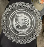 Admral Dewey Glass Plate Victory United States Navy Spanish American War 5.5 In. Fixed Price $24.50.