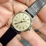 Vintage Longines L.817.4 Hand Winding Silver Dial 21MM Women's Watch Runs!. Fixed Price $193.88.