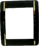 Rado Diastar 160.0381.3 Glass Black & Golden Border New. Fixed Price $72.37.
