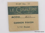 Jaeger Lecoultre Cannon Pinion Cal. 428 Part #240 21. Fixed Price $39.95.