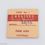 Longines Genuine Material Pallet Arbor Part 7 For Cal. 14/16. Fixed Price $29.95.