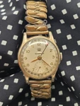 Vintage Men's Benrus Wrist Watch Model 3 10K Rolled Gold 17 Jewels. Fixed Price $249.00.