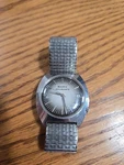 Vintage 1973 Bulova Accuquartz Tuning Fork Diamond Sunburst Dial Needs Bat. Fixed Price $139.00.