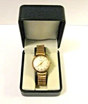 Vintage Gruen Precision Watch Gold Plate Waterproof 1950-60S Orig. Flex Band. Fixed Price $89.00.