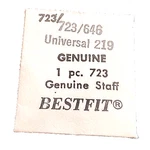 Universal Geneve 219 Balance Staff Watch Part #723/646. Fixed Price $15.95.