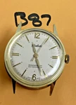 Men Carlisle Henriline Watch Co. Swiss EB8020 Running Spares Repair Read. Fixed Price $24.99.