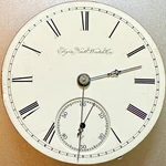* 1888 18S Elgin 33 2 15J Adj Rr Grade Pocket Watch Movement M69. Fixed Price $49.95.