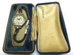 Antique Delmar Watch Co. Swiss Ladies W/original Case For Parts/repair. Fixed Price $35.00.