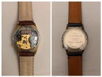 Accutron 218 Clear Exhibition Case Back W/ Ring With Before And After Photos. Fixed Price $44.00.