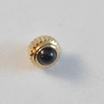 Omega Watch Crown 162.0063 511.0473 With Black Cabochon Stone Mm. Fixed Price $49.00.