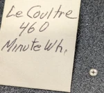 Nos Jaeger Lecoultre Minute Wheel Cal. 460 - Missing Packaging. Fixed Price $19.99.
