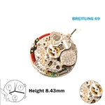 Breitling 69 Electromechanical Quartz Movement-chronograph-white Disk At 6-RARE.. Fixed Price $880.00.