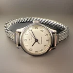 Paul Du Pree Vtg 1950S Manual 5.5 Ladies Watch Silver Tone 17 Jewels Swiss Made. Fixed Price $48.00.