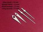 Watch Hands Fit Omega Calibers 500'S, 550'S, 560'S, 600'S, 750'S, 470'S Silver. Fixed Price $48.00.