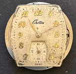 Vintage Croton Cal 9C 1025 Men's Watch Movement Good Balance 9J Swiss. Fixed Price $14.95.