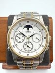 Junk Seiko Moon Phase Men's Quartz Watch 7T36-6A80 37MM From Japan -E118. Fixed Price $220.00.
