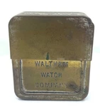 Antique Waltham Watch Co. Pocket Movement Case Metal Tin Box. Fixed Price $44.99.