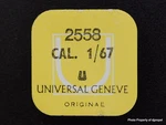 Vintage Universal Geneve Cal. 1-67C Double Tooth Hour Wheel Part # 2558. Fixed Price $24.95.