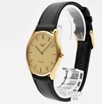 Mint Longines Grande Classique L4.617.2 Gold Dial 33MM Qz Men's Watch Japan. Fixed Price $249.99.