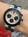 Bvlgari Diagono Aluminium Chronograph Automatic Watch Mens 38MM Swiss Ac Ta. Fixed Price $1449.00.