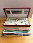 Ladies Bucherer Interchangeable 9 Piece Swiss Wind Up Watch With 16 Bands. Fixed Price $160.00.