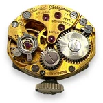 Girard Perregaux Watch Movement Ladies 17J 5809613 Pes 340 Signed Crown Vtg Runs. Fixed Price $29.99.