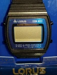 Vintage Y789 Lorus Quartz Alarm Chronograph Watch AIC03 Black Blue Nos Bad Band. Fixed Price $49.00.