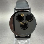 Movado Museum Watch Men 31MM Black Dial Tone Round 87-40-882N New Batt Fg. Fixed Price $249.99.