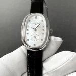 Longines Symphonette Quartz 34MM Mop Diamond Dial Women's Watch L2.306.4.87.0. Fixed Price $1023.00.